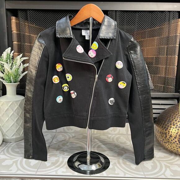 D-Signed by Disney Moto Jacket Girls Size Small 7/8 - Picture 1 of 5